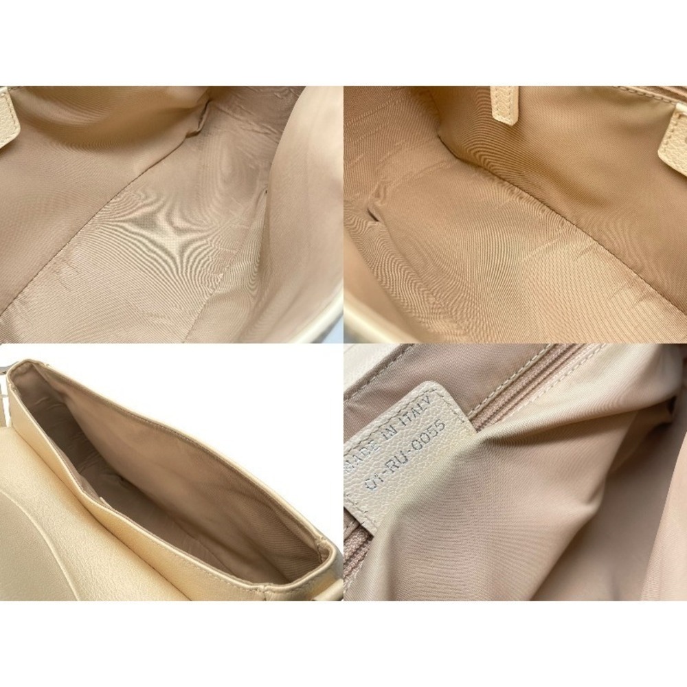 Christian Dior Saddle One Shoulder Hobo Bag Beige Tan logo - Picture 10 of 10